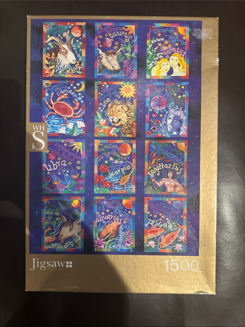 Zodiac Star signs WH Smith Jigsaw Collection 1500 Pc puzzle Complete